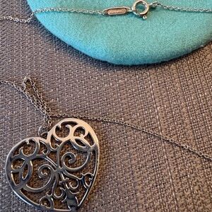 Tiffany & Co. Silver Heart Necklace